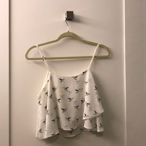 Flouncy crop top